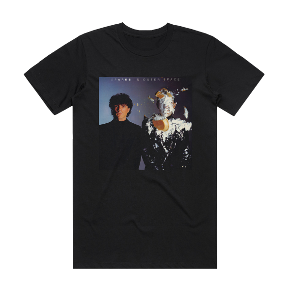 Sparks In Outer Space Album Cover T-Shirt Black