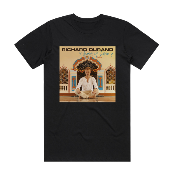 Richard Durand In Search Of Sunrise 9 India Album Cover T-Shirt Black