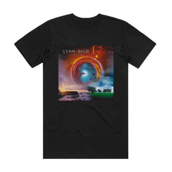 Stan Bush In This Life Album Cover T-Shirt Black