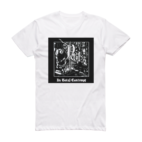 Pest In Total Contempt Album Cover T-Shirt White