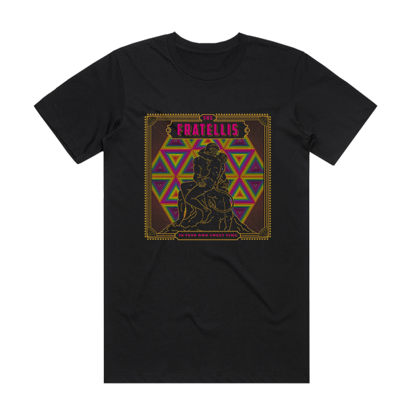 The Fratellis In Your Own Sweet Time Album Cover T-Shirt Black