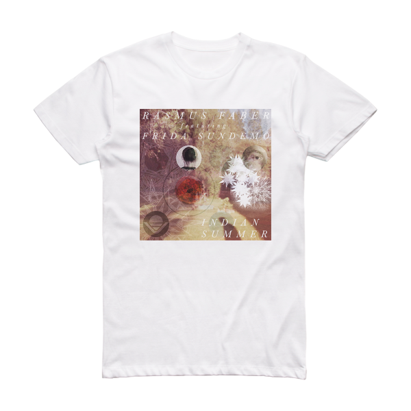 Rasmus Faber Indian Summer Album Cover T-Shirt White