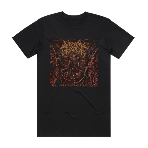 Visceral Disgorge Ingesting Putridity Album Cover T-Shirt Black