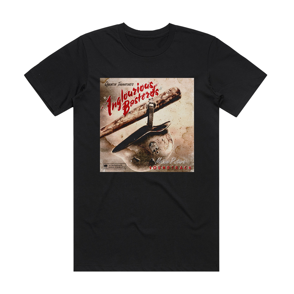 Various Artists Inglourious Basterds Album Cover T-Shirt Black – ALBUM ...