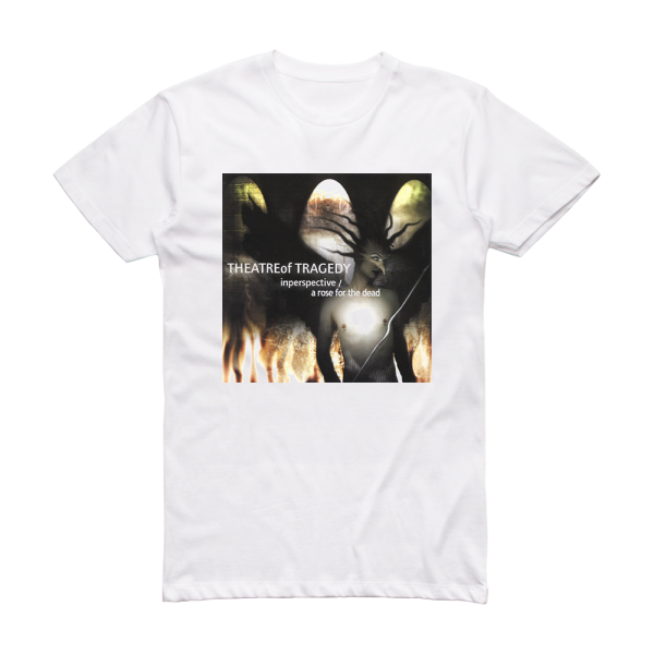Theatre of Tragedy Inperspective A Rose For The Dead Album Cover T-Shirt White