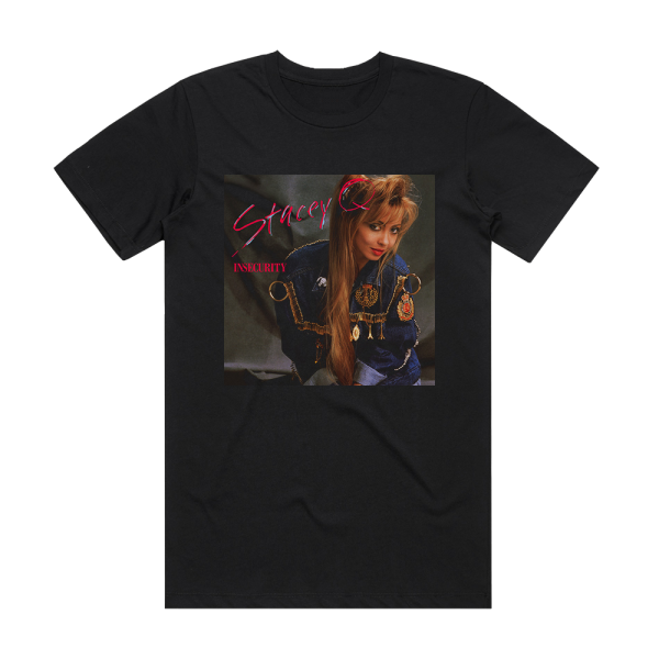 Stacey Q Insecurity Album Cover T-Shirt Black