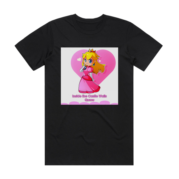 Qumu Inside The Castle Walls From Super Mario 64 Album Cover T-Shirt Black