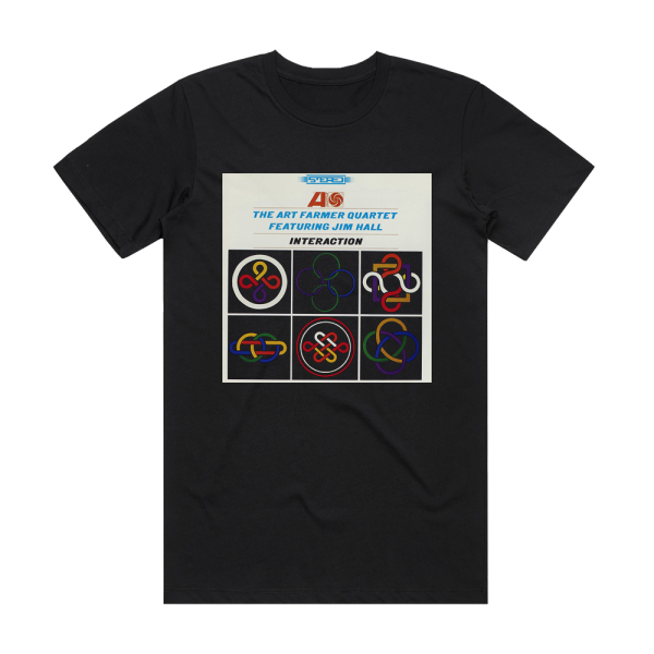 The Art Farmer Quartet Interaction Album Cover T-Shirt Black