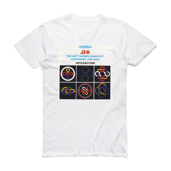 The Art Farmer Quartet Interaction Album Cover T-Shirt White