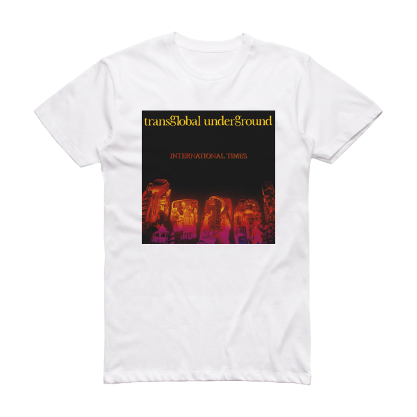 Transglobal Underground International Times Album Cover T-Shirt White