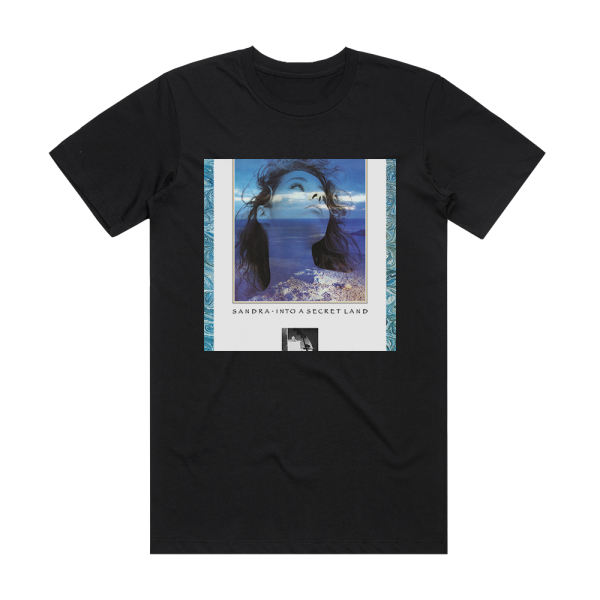 Sandra Into A Secret Land Album Cover T-Shirt Black