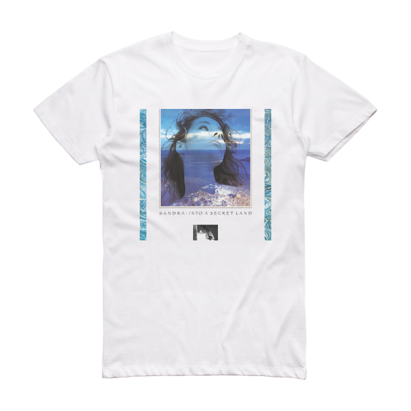 Sandra Into A Secret Land Album Cover T-Shirt White