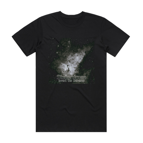 Stellardrone Invent The Universe Album Cover T-Shirt Black