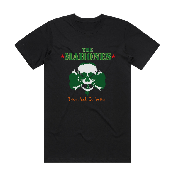 The Mahones Irish Punk Collection Album Cover T-Shirt Black