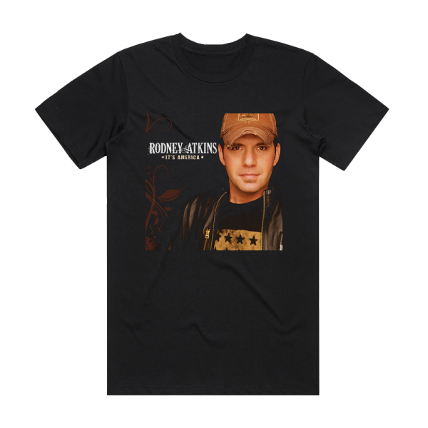 Rodney Atkins Its America Album Cover T-Shirt Black