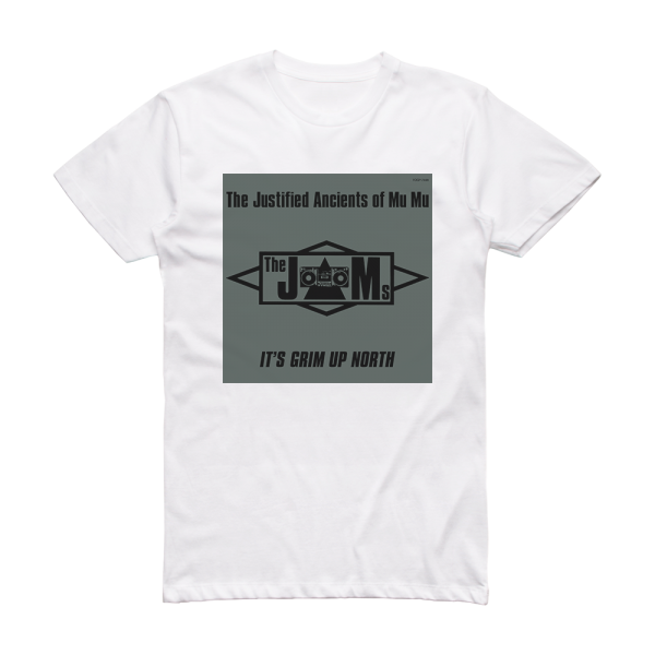 The KLF Its Grim Up North Album Cover T-Shirt White