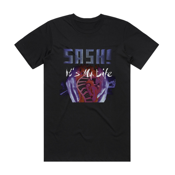 Sash Its My Life Album Cover T-Shirt Black
