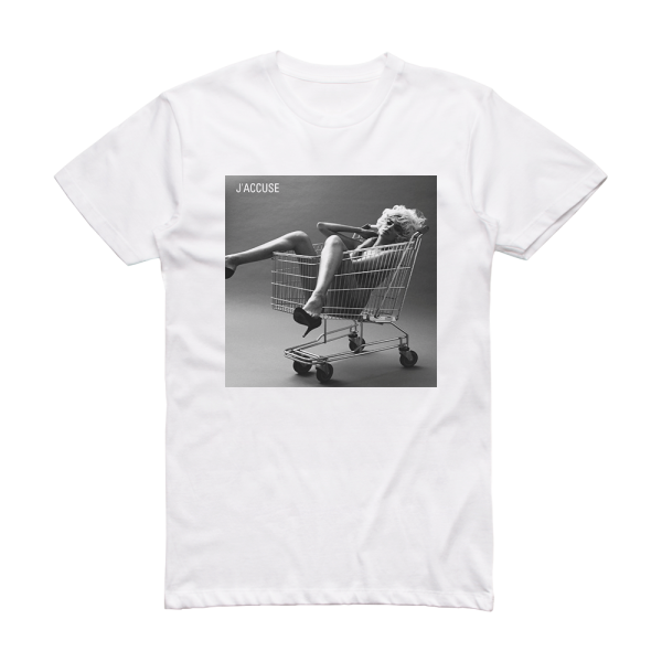 Saez Jaccuse Album Cover T-Shirt White
