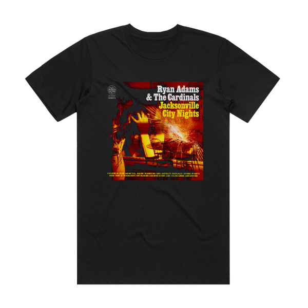 Ryan Adams Jacksonville City Nights Album Cover T-Shirt Black