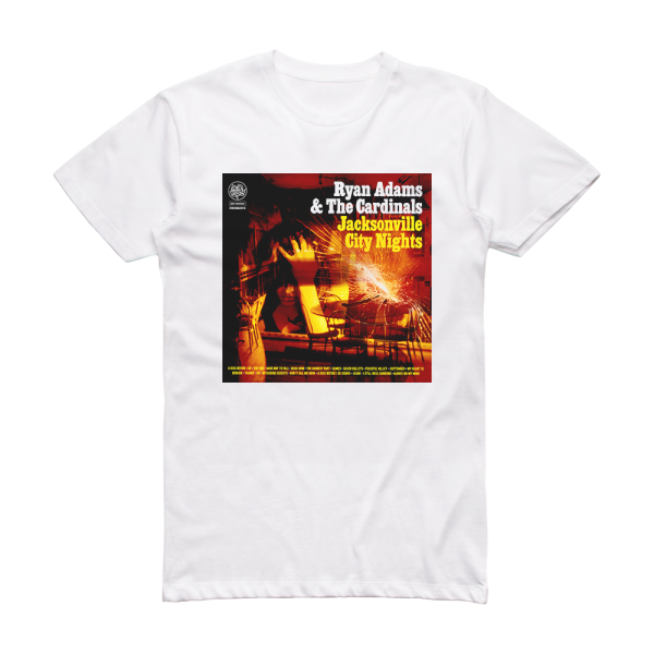 Ryan Adams Jacksonville City Nights Album Cover T-Shirt White