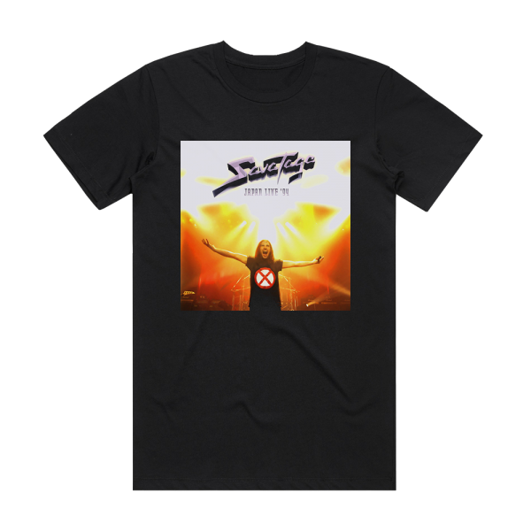 Savatage Japan Live 94 Album Cover T-Shirt Black