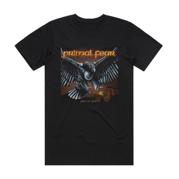 Primal Fear Jaws Of Death Album Cover T-Shirt Black