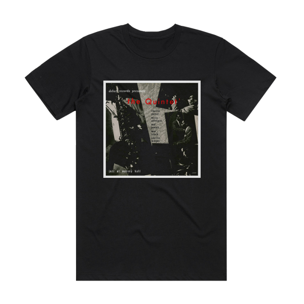 The Quintet Jazz At Massey Hall 2 Album Cover T-Shirt Black