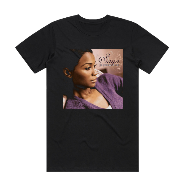 Saya Je Pense Toi Album Cover T-Shirt Black