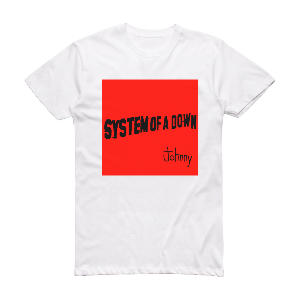 System of a Down Johnny Album Cover TShirt White ALBUM COVER TSHIRTS