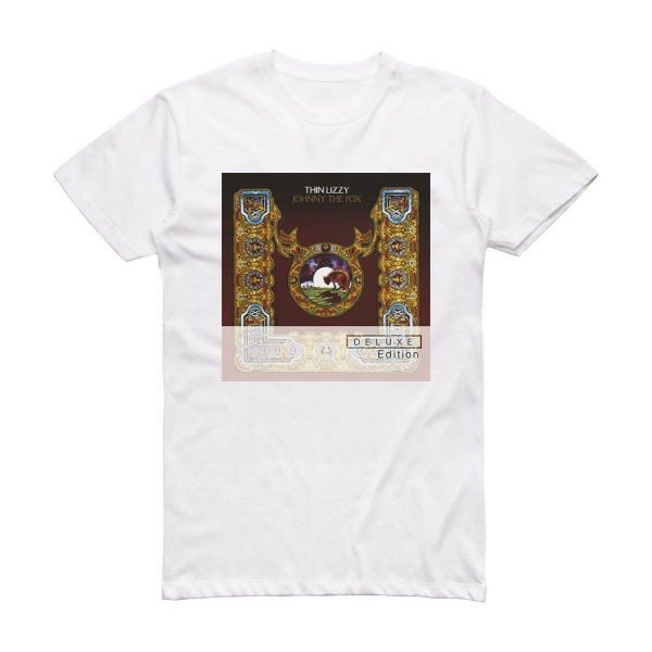 Thin Lizzy Johnny The Fox 2 Album Cover T-Shirt White