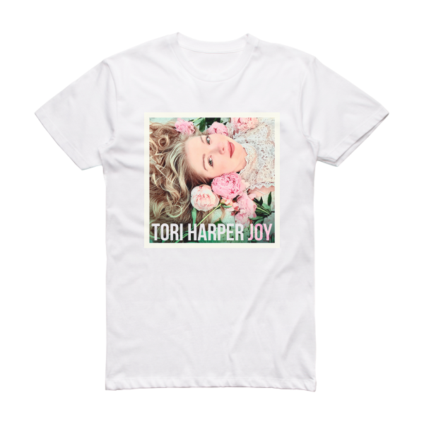 Tori Harper Joy Album Cover T-Shirt White