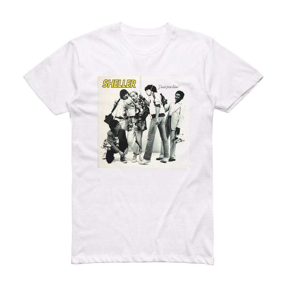 William Sheller Jsuis Pas Bien Album Cover T-Shirt White – ALBUM COVER ...