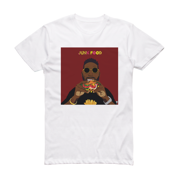 Tinie Tempah Junk Food Album Cover T-Shirt White