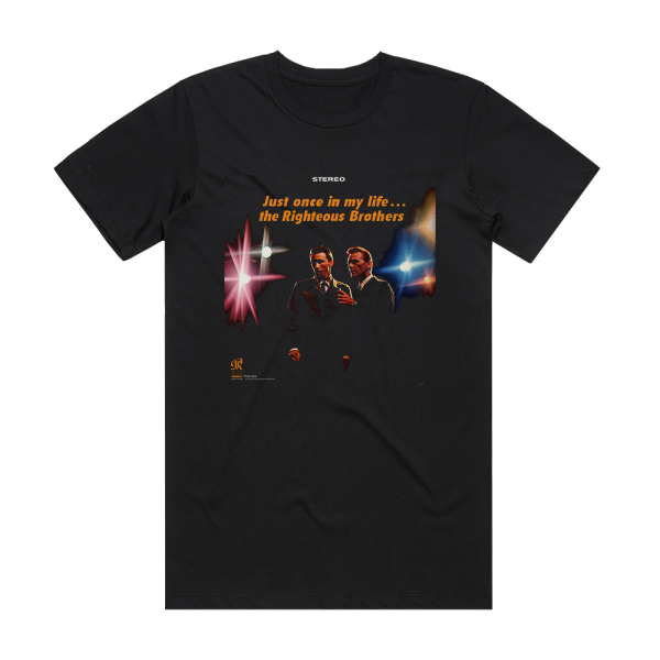 The Righteous Brothers Just Once In My Life Album Cover T-Shirt Black