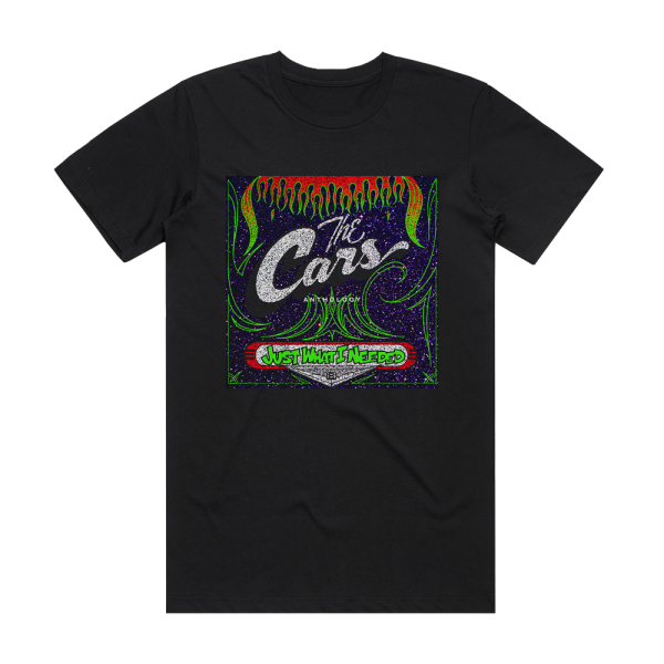 The Cars Just What I Needed The Cars Anthology Album Cover T-Shirt Black