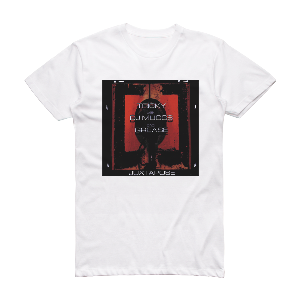 Tricky Juxtapose Album Cover T-Shirt White – ALBUM COVER T-SHIRTS