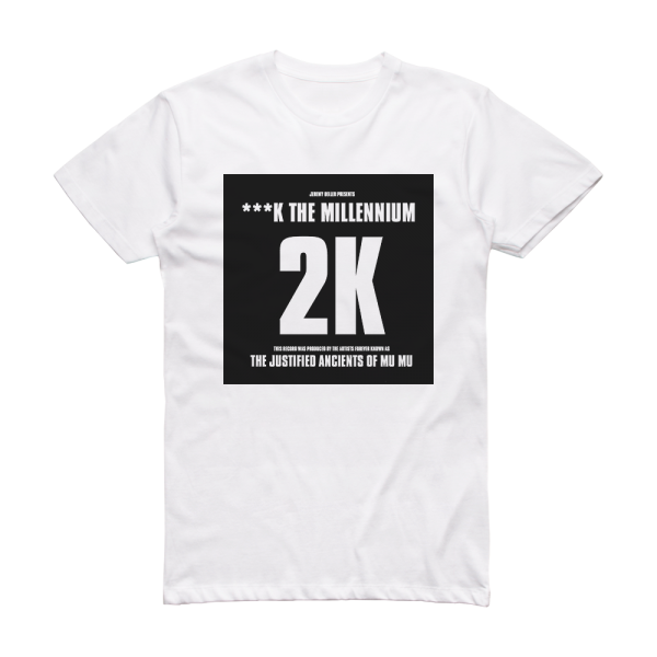 The KLF K The Millennium Album Cover T-Shirt White