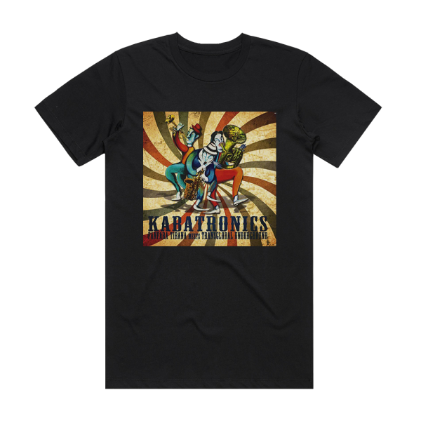 Transglobal Underground Kabatronics Album Cover T-Shirt Black