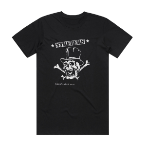Strebers Kaos Skrl 85  87 Album Cover T-Shirt Black