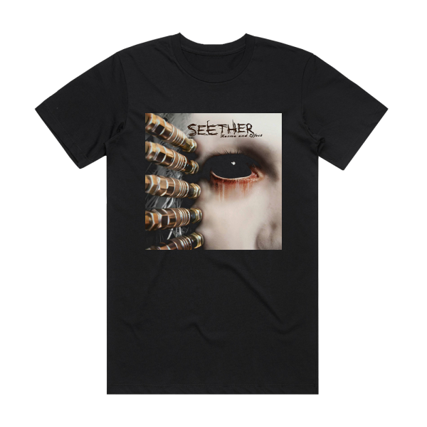 Seether Karma And Effect 2 Album Cover T-Shirt Black