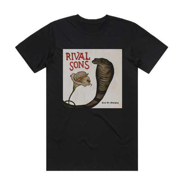 Rival Sons Keep On Swinging Album Cover T-Shirt Black