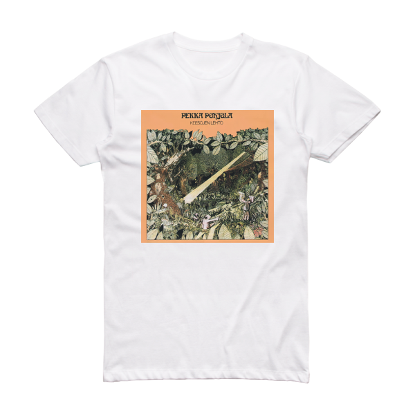 Pekka Pohjola Keesojen Lehto Album Cover T-Shirt White