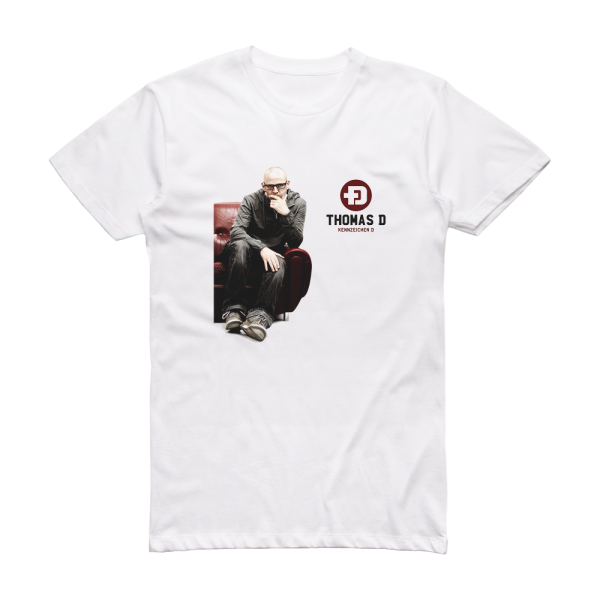 Thomas D Kennzeichen D Album Cover T-Shirt White