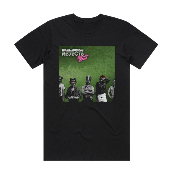 The All-American Rejects Kids In The Street Album Cover T-Shirt Black