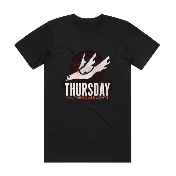 Thursday Kill The House Lights Album Cover T-Shirt Black