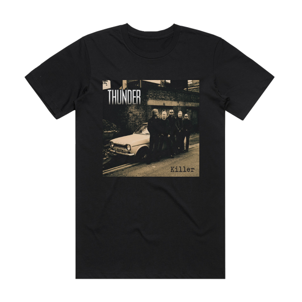 Thunder Killer Album Cover T-Shirt Black