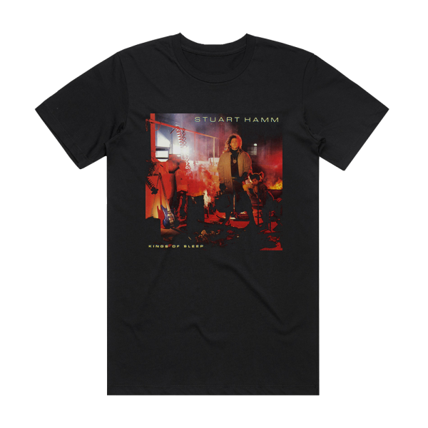 Stuart Hamm Kings Of Sleep Album Cover T-Shirt Black