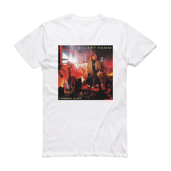 Stuart Hamm Kings Of Sleep Album Cover T-Shirt White