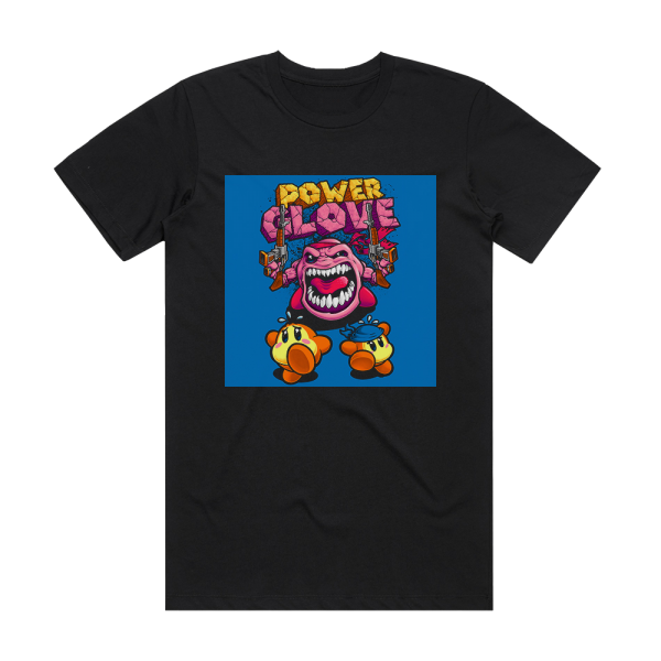 Powerglove Kirby Album Cover T-Shirt Black