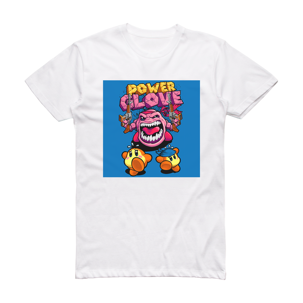 Powerglove Kirby Album Cover T-Shirt White – ALBUM COVER T-SHIRTS